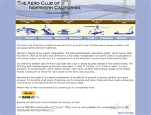Tablet Screenshot of aeroclubnocal.org